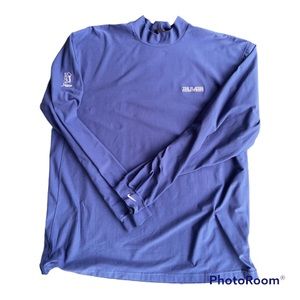 NIKE  XXL Blue mock turtleneck The Players Championship